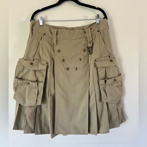 Utilikilts Survival Tan Twill Men's Utility Kilt Size W35L24.5